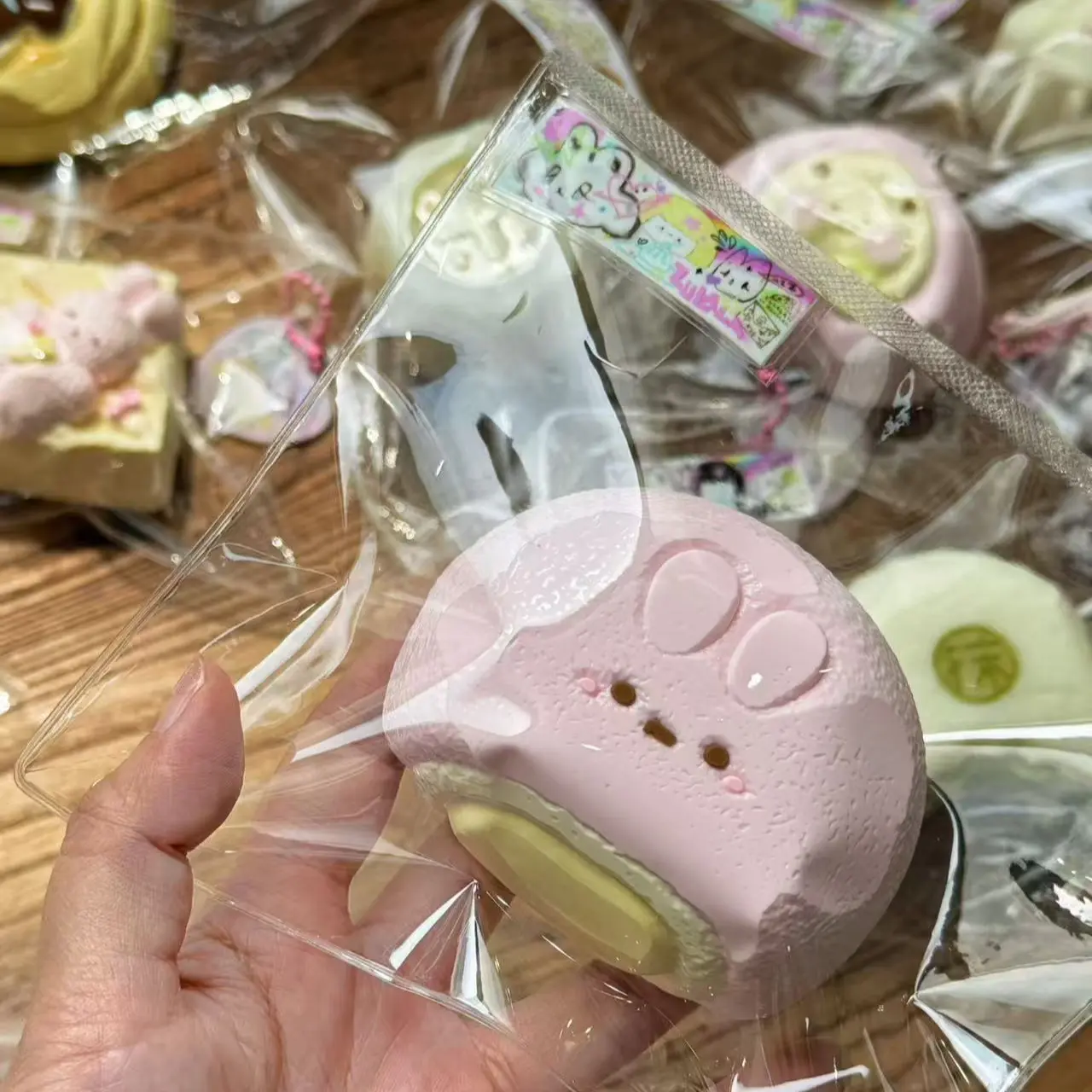 Zulala 1-36 ケーキ型 スクイーズおもちゃ ストレス解消用おもちゃ