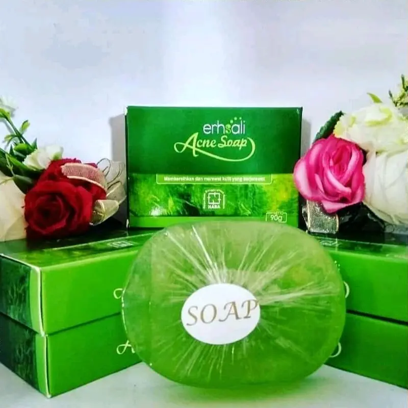 Sabun Wajah Erhsali Acne Soap Eaafs Original Nasa perawatan jerawat 0