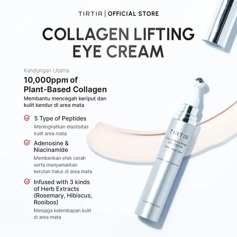 TIRTIR Collagen Lifting Eye Cream 15ml 1