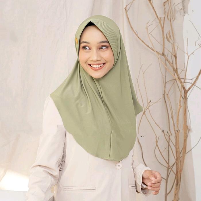 hijab bergo hamidah jersey