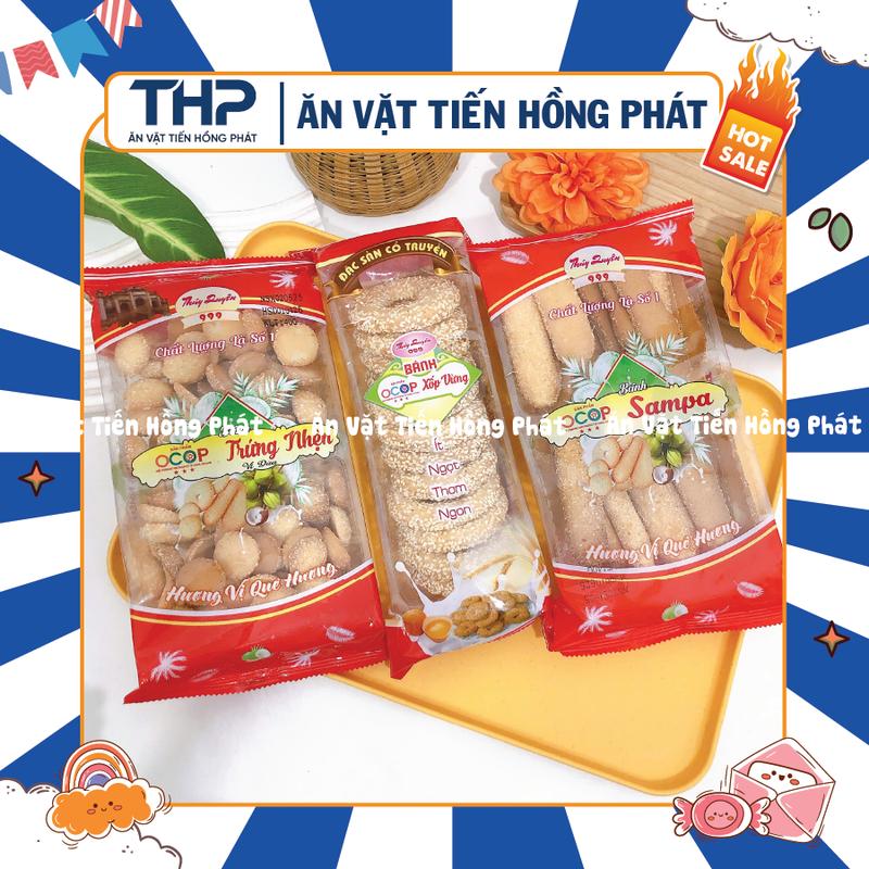 Bánh Quy Trứng Nhện, Bánh SamPa, Bánh Quy Xốp Vừng Hương vị tuổi thơ , Đồ ăn vặt