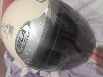 Product Review of Helm Dewasa Half Face evolution Motif Note Murah PREMIUM Kaca from Z**h 1