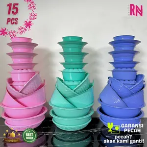 PAKET LENGKAP PERABOTAN DAPUR FOOD GRADE BPA FREE BASKOM JUMBO PIRING MANGKOK BASI SET PRASMANAN WADAH SAYUR SET PINK HIJAU UNGU PRASMANAN HAMPERS SET