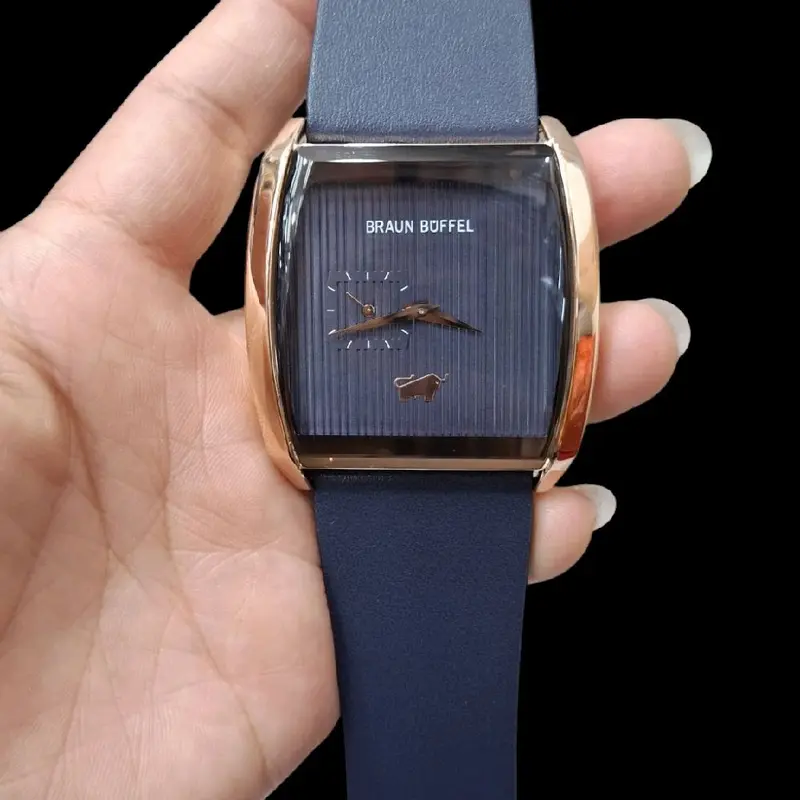 Jam Tangan Pria Braun Buffel -Original Garansi 1 Tahun -Tahan Air - Watch, Watches ( BAYAR DIRUMAH ) Stainless Gift Waterproof 7