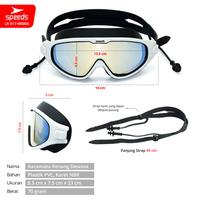 Gambar SPEEDS Kacamata renang Anak Remaja Dewasa Anti FOG Dengan UV Protection 017-6000A - 2000BRU dari StarAsia Kota Surabaya 2 Tokopedia