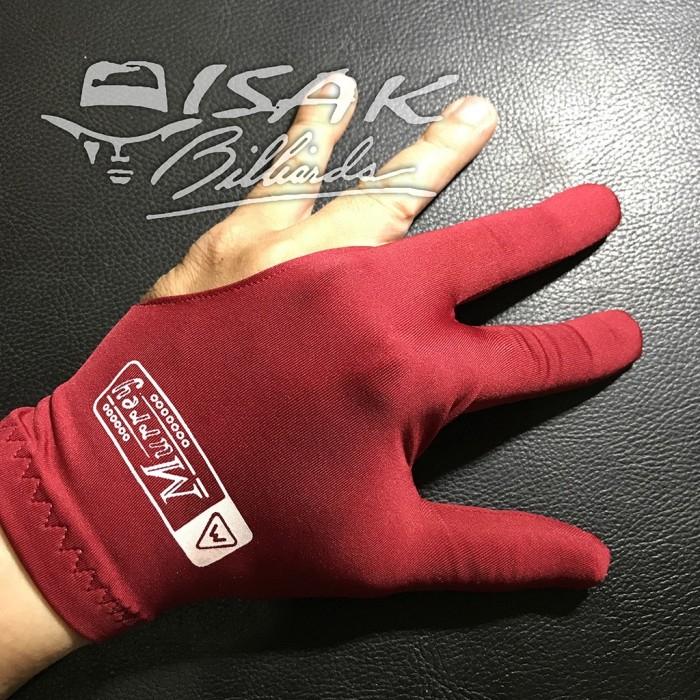 VIRAL Sarung Tangan Billiard - Murrey Billiard Glove Asli- Pool Gloves Lycra MURAH 1