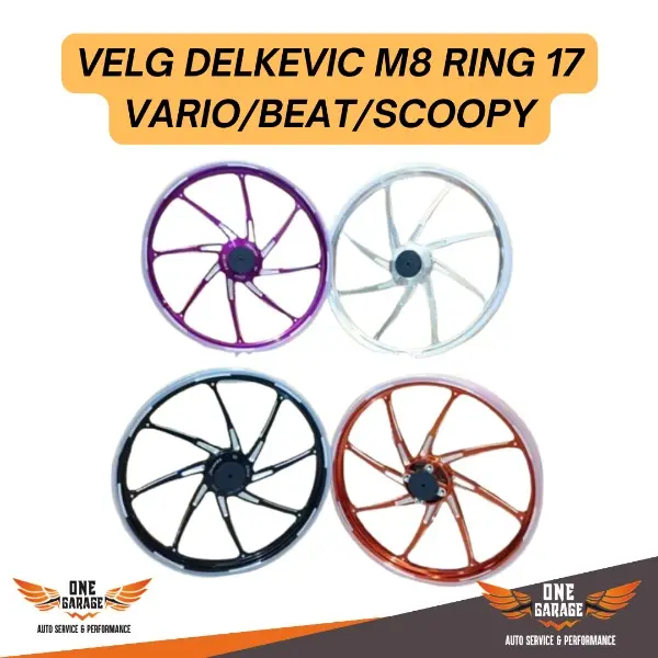 Velg Delkevic DND M8 RING 17 Vario 125 150 Mio Sporty J SMILE Beat Scoopy Genio Spacy Palang 8 17X160 17X140 Motorcycle 0
