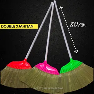 PROMO 3 Pcs 50Rb, Sapu Lantai Awet Ijuk Rayung Tebal, Asli PEMALANG JATENG, JAHIT Lantai 003