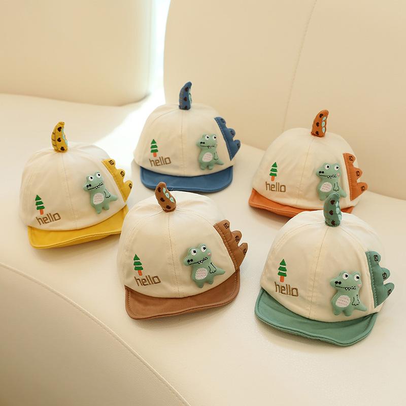 Mũ Bóng Chày Khủng Long Dễ Thương Cho Bé Mũ Cotton Vành Mềm Thoáng Khí Cho Trẻ Sơ Sinh Bé Trai Và Bé Gái Mũ Đỉnh Cao Hoạt Hình Mũ Che Nắng Du Lịch Cho Trẻ Mới Biết Đi
