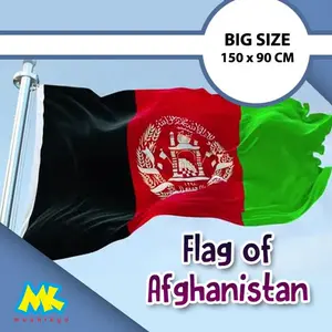 NEW Bendera Afganistan ukuran besar - Afghanistan Flag