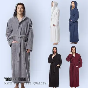 YORU - Kaizen Series Full Size - Handuk Kimono Hoodie Mandi Bathrobe Hooded Towel Pria dan Wanita Unisex - Kimono Handuk Dewasa Premium Original - Jubah Mandi