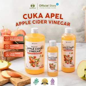 Bakulsaudi Apple Cider Vinegar Organic Pure 100% / Cuka Apel Organik Orginal