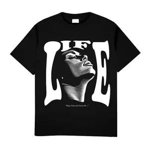 RIOTWEAR-Kaos Life Regular Fit Cotton Baju Pria Wanita Lengan Pendek Atasan Tshirt Distro