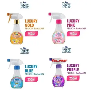 Rapika Biang Pelicin Dan Pewangi Botol Spray 250ml Luxury Gold Pink Blue Purple Pilihan Warna