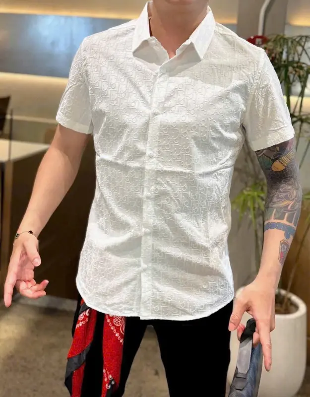 Áo sơ mi nam vải nhung dập logo nổi mềm thoáng mát mẫu áo trẻ trung-ATC99 SHOP Menswear Kate 0