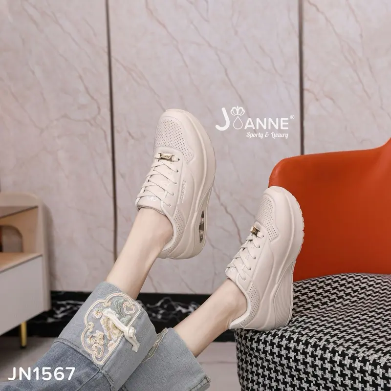 JOANNE Leather Casual Sport Sneakers Shoes Sepatu Wanita JN1567 6