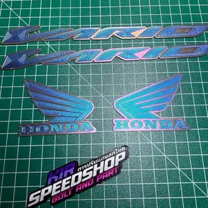 Emblem Body Titanium VARIO + SAYAP Pilihan warna beragam original Vietnam GR5