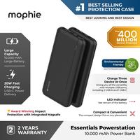 Gambar Powerbank Mophie Essential 10.000mAh Fast Charge Portable Battery 20W - Black dari ZAGG Brands ID Kota Administrasi Jakarta Barat 1 Tokopedia