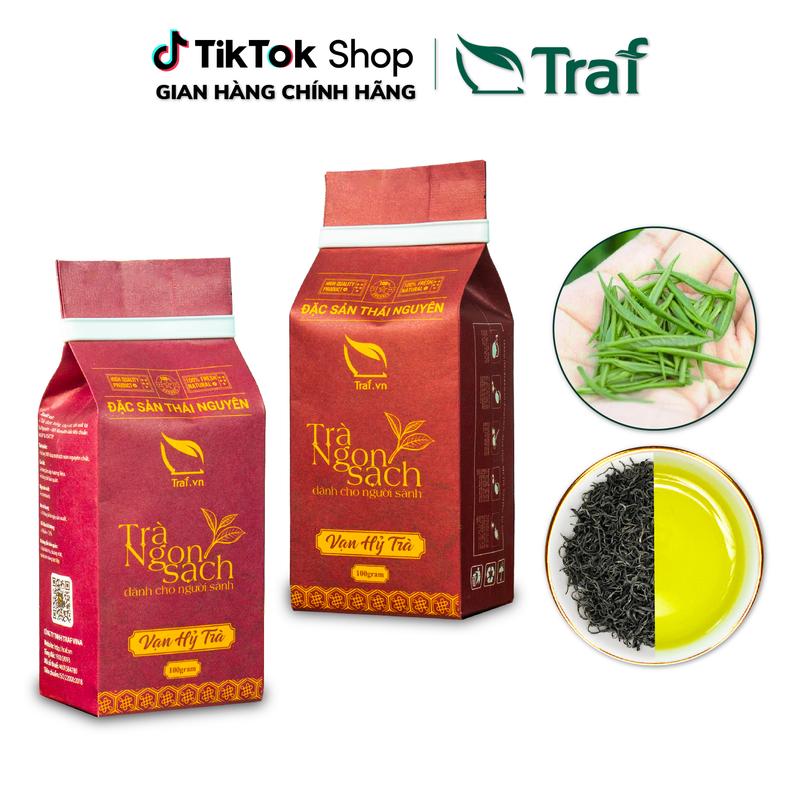  200G Trà Đinh Nõn Thái Nguyên Thượng Hạng Vạn Hỷ Trà Trà Thái Nguyên Túi Kraft   Tea Nước Trà Xanh Chè   