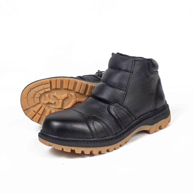 Sepatu Boot Safety Kulit Asli Pria Bikers Tiktok Shop STG-SFT Boots Karet 2