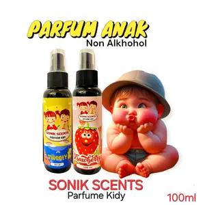 Paket 2pcs Parfum Kidy 100ml Bpom Parfum Anak Non Alkhohol Perfume Mengandung Castor Oil dan Niacinamide Yang Membantu Mengurangi Iritasi Kulit Serta Membantu Melembutkan Kulit Anak  Wanginya Wangi