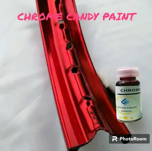 Chrome Candy Paint Pewarna logam Velg Motor Mobil Otomotif Car