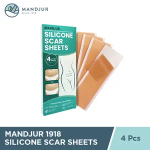 Mandjur Silicone Scar Sheets - Perawatan Bekas Luka Berbahan Silicon Gel Medis