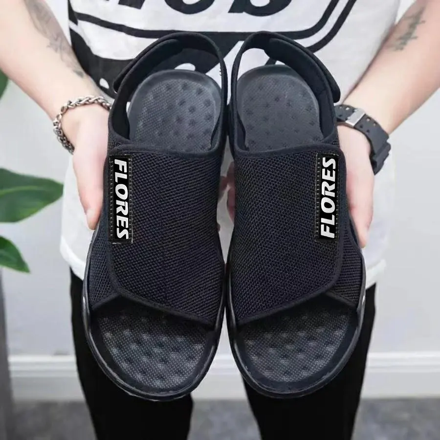 FLORES Art JAGUAR Sandal Pria - Sandal Gunung - Sandal Slide Size 39/44 Sendal Slop Kasual