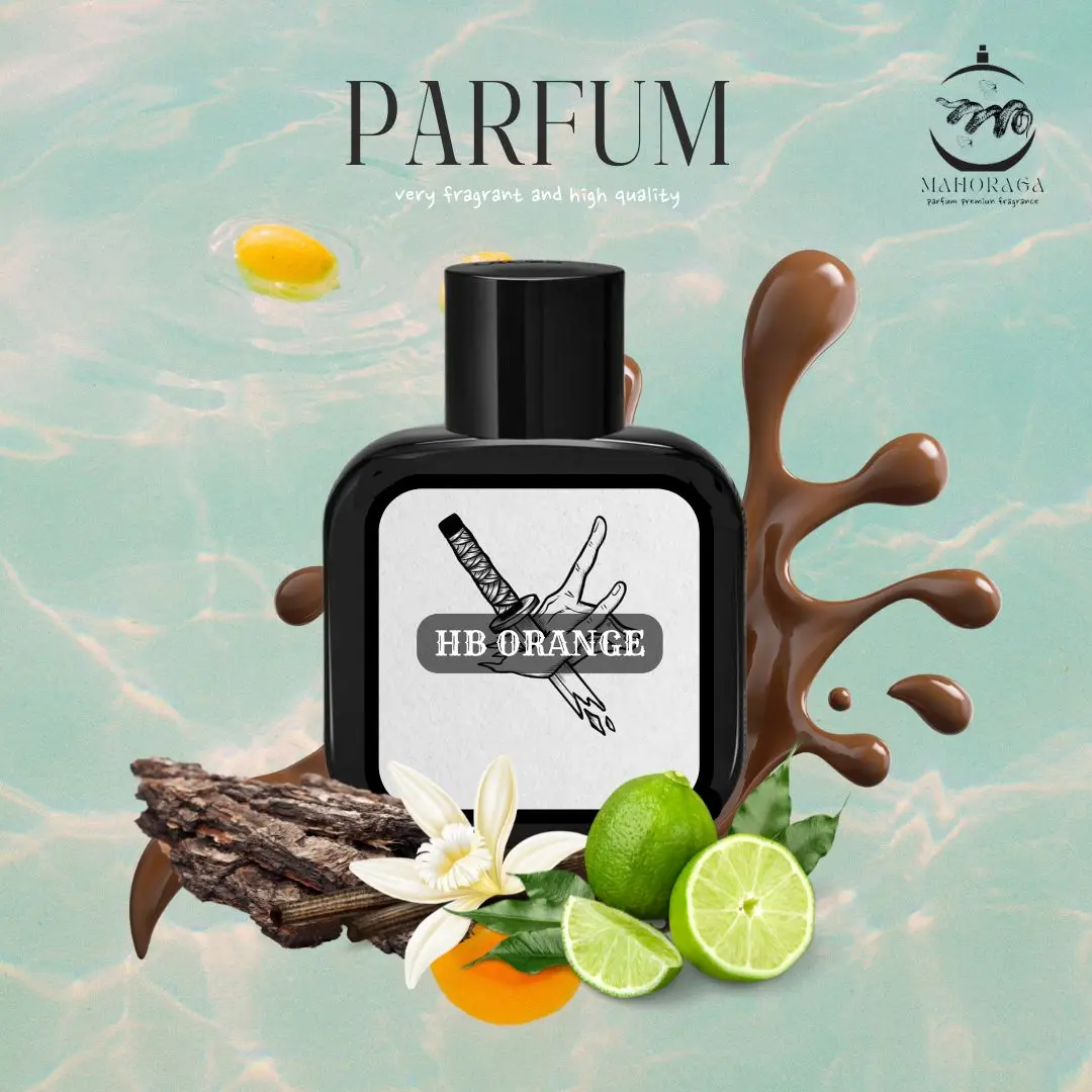 Parfum Pria Wanita Premium BestSeller Ninggalin Jejak HB ORANGE 30ml Wangi Perfume