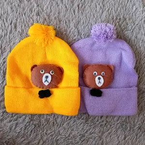 KUPLUK BAYI KUPLUK ANAK TOPI BAYI MOTIF BONEKA