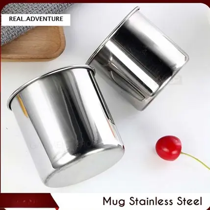 Cangkir Stainless Steel 6 cm_8 CM - Mug Stainles