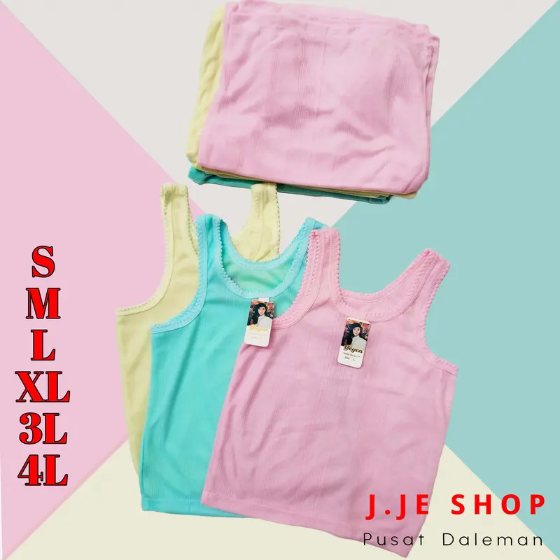 GROSIR 12PCS KAOS DALAM ANAK WARNA UNISEX MURAH DAN BERKUALITAS 5