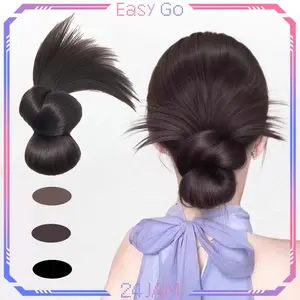 Penjepit Rambut Palsu Wanita Jepit Elegan Rambut Palsu Klip Fake Hair Clip Wig Korean Style