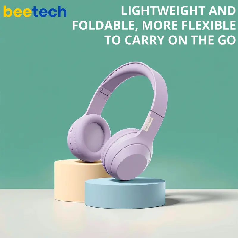 Beetech Headphone Bluetooth Wireless Headset Earphone 5.3 TWS 6
