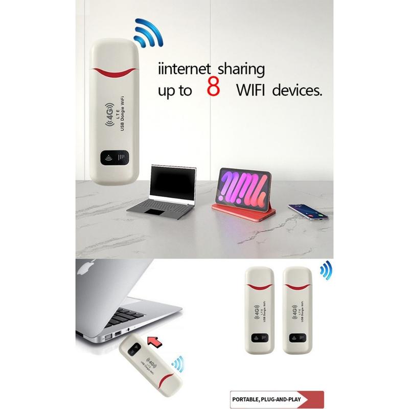 Modem 4G LTE, JAPOO, WiFi, Usb Pocket Wifi Modem, Bộ mở rộng tín hiệu mạng, Bộ định tuyến không dây, Wifi Extender, Tốc độ 500Mbps 2