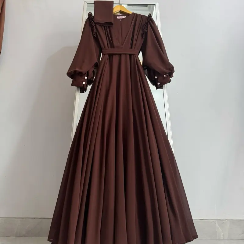 Anisha gamis lebaran set hijab by daily ukhti boutique 8