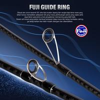 Gambar [OFFICIAL] SeaHunter U-Line 1.8M Power M/MH Joran Pancing,Fuji Ring Keramik,ujung joran serat karbon padat,teknologi anyaman silang 24T+30T, pegangan dan dudukan reel serat karbon,cocok untuk memancing dengan umpan mikro,Spinning/BC Fishing Rod - Baitcasting 1.8M(M) dari SeaHunter Certified Shop Kab. Tangerang 4 Tokopedia