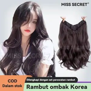 MISS SECRET Hairclip korean Wave Wavy Ombak Rambut Palsu Wanita 50cm 60cm