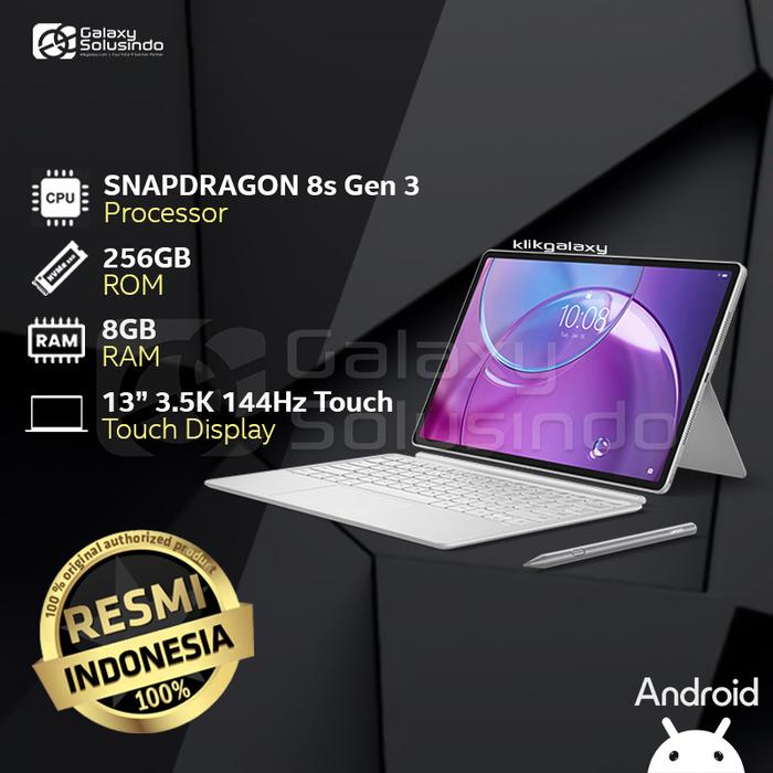Gambar LENOVO Idea Tab Pro Gen 2 88ID - 13 Inch Snapdragon 8s Gen 4 256GB ROM 8GB RAM - Cloud Grey dari Lenovo Authorized Store Malang Kota Malang Tokopedia