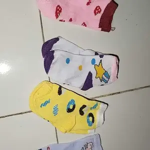 Paket 4 Pasang Kaos Kaki Bayi Laki - laki Perempuan Motif Karakter Lucu