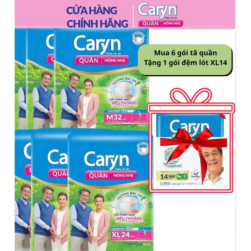 COMBO 6 goi Tã Quần người lớn mỏng nhẹ chống trànó thể tự đi lại được size…
