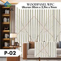 Gambar Joyful Home Interior Wood Panel WPC 30CM x 290CM Tebal 9MM -1 DUS- Motif Urat Kayu Dekorasi Rumah Mewah Anti Air & Tahan Api High Quality - P-01 10 LONJOR dari Joyful Home Interior Sby Kota Surabaya 4 Tokopedia
