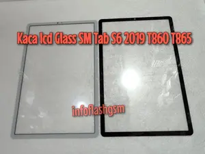 Kaca Depan Lcd Touchscreen Glass SMG Samsun9 Tab S6 2019 T865 T860