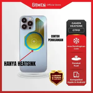 GAMEN GTP01 Heatsink Aluminium Pad Pendingin HP (HANYA HEATSINK)