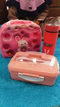 Product Review of Tempat Makan Kotak Bekal Anak Sekolah TK SD Perempuan Laki Laki Lunch Box Set Tas Karakter Botol Minum Anti Tumpah from L**a K**a M**i 0