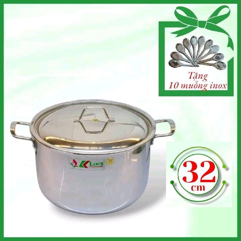 MỘT NỒI INOX 1 ĐÁY KLINS CAO CẤP 32CM