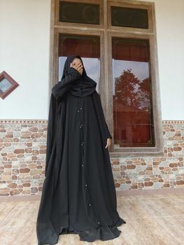 Product Review of Anum Premium Series Shafira Set Abaya Matt.Ceruty Armany Cocok untuk Kondangan dan Syar'i - Muslim Gamis Lembut Mewah Outer Mutiara from N**z S**a 2