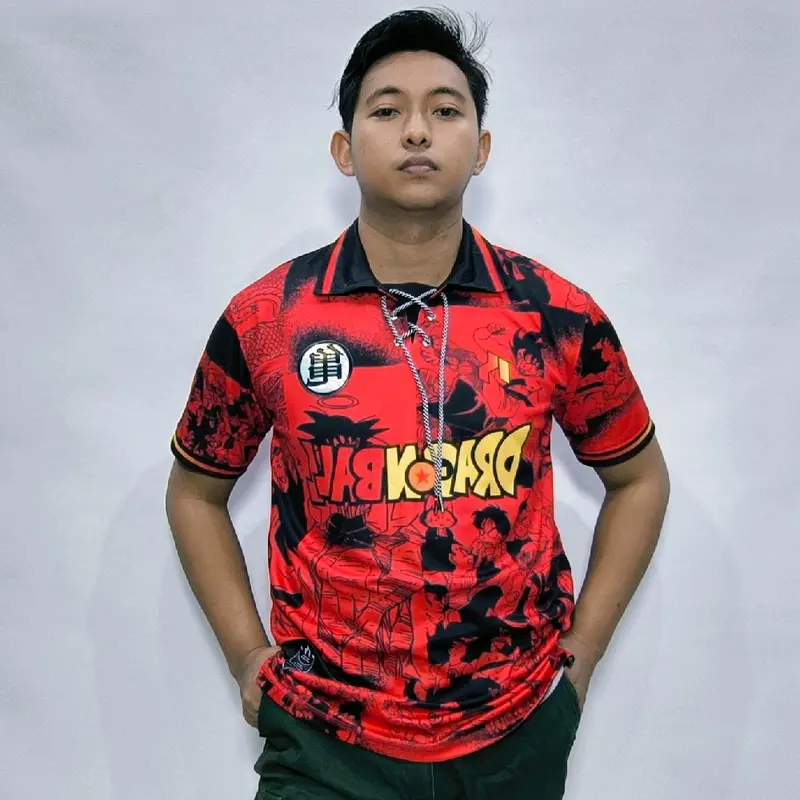 Jersey Dragon Ball Series Merah Super Premium Kalkulus Apparel