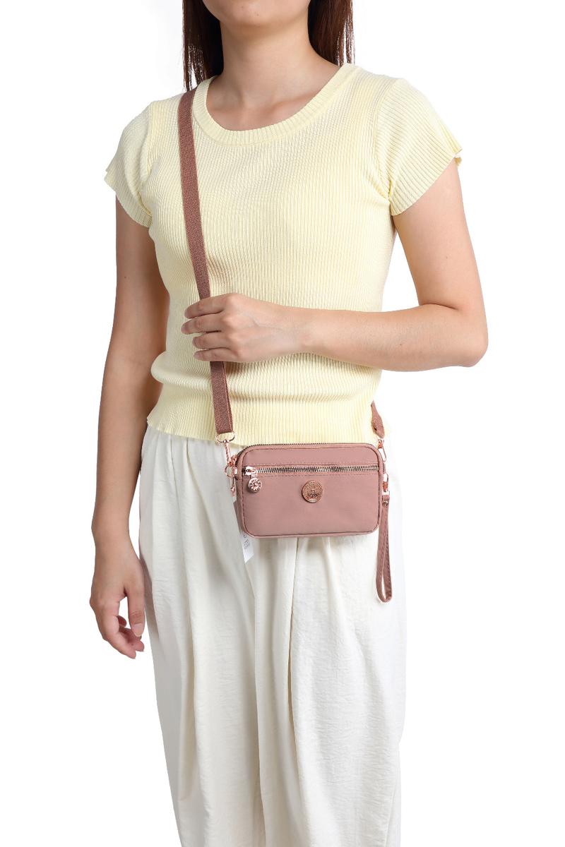 Product Introduction of EMEVELE PIOMA CELINA ROSE GOLD DOMPET HP 3 RES / DOMPET WANITA / DOMPET SELEMPANG / DOMPET NYLON / 15