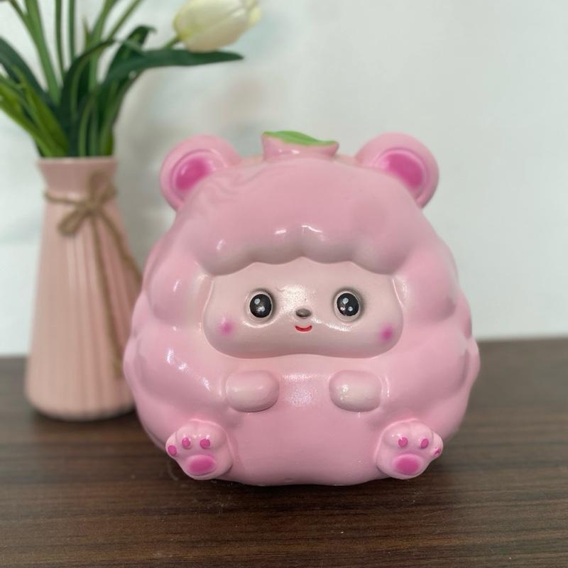 Heo đất cừu lá dễ thương| heo đất nhà sữa 2